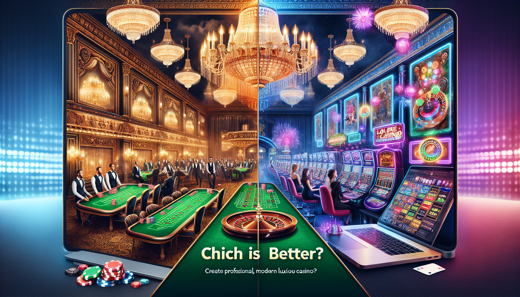 Comparaison des Casinos en Direct et en Ligne : Quel est le Meilleur ?
